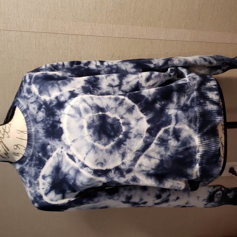 Vintage 90s Lauren Ralph Lauren Size XL Tie Dye  Crewneck Sweatshirt